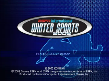 ESPN International Winter Sports 2002 (USA) screen shot title